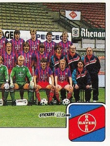 Sticker Mannschaft - German Football Bundesliga 1988-1989 - Panini