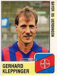 Cromo Gerhard Kleppinger - German Football Bundesliga 1988-1989 - Panini