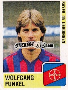 Figurina Wolfgang Funkel - German Football Bundesliga 1988-1989 - Panini