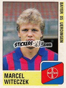 Figurina Marcel Witeczek - German Football Bundesliga 1988-1989 - Panini
