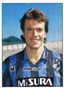 Sticker Lother Matthäus - German Football Bundesliga 1988-1989 n. 341 - Panini