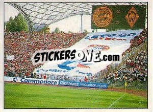 Sticker Fahnen - German Football Bundesliga 1988-1989 - Panini
