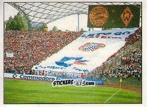 Sticker Fahnen - German Football Bundesliga 1988-1989 n. 363 - Panini