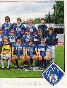 Figurina Mannschaft Aschaffenburg - German Football Bundesliga 1988-1989 - Panini