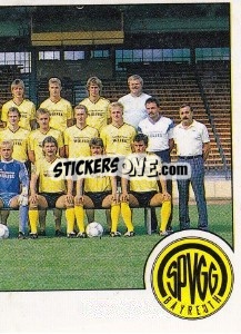 Sticker Mannschaft Bayreuth - German Football Bundesliga 1988-1989 - Panini