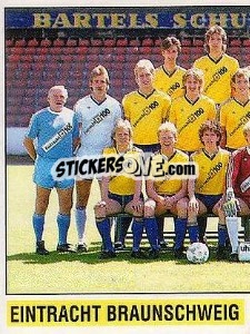 Sticker Mannschaft Braunschweig - German Football Bundesliga 1988-1989 - Panini
