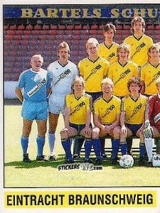 Figurina Mannschaft Braunschweig - German Football Bundesliga 1988-1989 - Panini