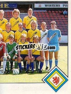 Cromo Mannschaft Braunschweig - German Football Bundesliga 1988-1989 - Panini
