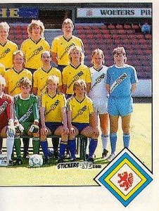 Sticker Mannschaft Braunschweig - German Football Bundesliga 1988-1989 - Panini