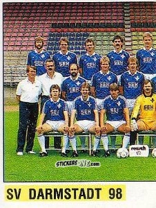 Figurina Mannschaft Darmstadt - German Football Bundesliga 1988-1989 - Panini