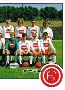 Figurina Mannschaft Düsseldorf - German Football Bundesliga 1988-1989 - Panini