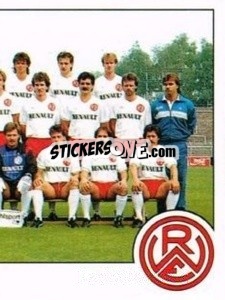 Cromo Mannschaft Essen - German Football Bundesliga 1988-1989 - Panini