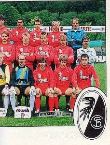 Sticker Mannschaft Freiburg - German Football Bundesliga 1988-1989 n. 402 - Panini