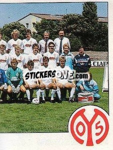 Figurina Mannschaft Mainz - German Football Bundesliga 1988-1989 - Panini