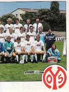 Sticker Mannschaft Mainz - German Football Bundesliga 1988-1989 n. 408 - Panini