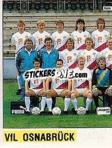 Figurina Mannschaft Osnabrück - German Football Bundesliga 1988-1989 - Panini