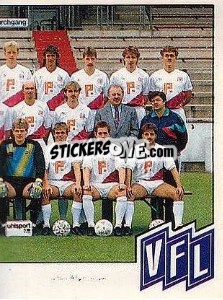 Sticker Mannschaft Osnabrück - German Football Bundesliga 1988-1989 - Panini