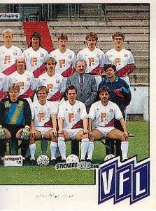 Sticker Mannschaft Osnabrück - German Football Bundesliga 1988-1989 - Panini