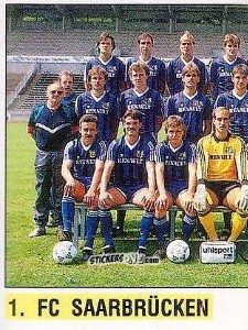 Figurina Mannschaft Saarbrücken - German Football Bundesliga 1988-1989 - Panini