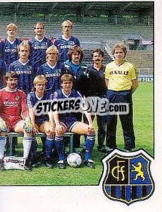 Sticker Mannschaft Saarbrücken - German Football Bundesliga 1988-1989 - Panini