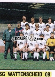 Sticker Mannschaft Wattenscheid - German Football Bundesliga 1988-1989 - Panini