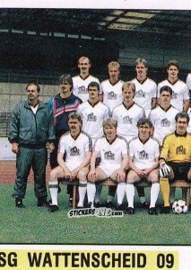 Figurina Mannschaft Wattenscheid - German Football Bundesliga 1988-1989 - Panini