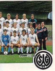 Cromo Mannschaft Wattenscheid - German Football Bundesliga 1988-1989 - Panini