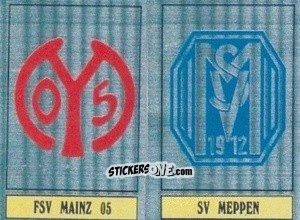 Figurina Mainz / Meppen - German Football Bundesliga 1988-1989 - Panini