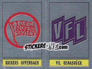 Sticker Offenbach / Osnabrück - German Football Bundesliga 1988-1989 - Panini