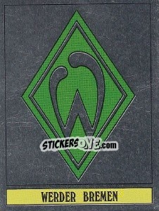 Sticker Werder Bremen - German Football Bundesliga 1988-1989 - Panini