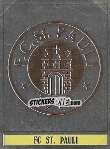 Sticker FC St. Pauli - German Football Bundesliga 1988-1989 - Panini