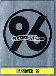 Sticker Hannover 96 - German Football Bundesliga 1988-1989 - Panini