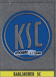 Sticker Karlsruher SC - German Football Bundesliga 1988-1989 - Panini