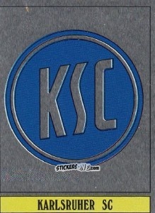 Sticker Karlsruher SC - German Football Bundesliga 1988-1989 n. W9 - Panini