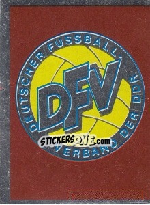 Figurina Logo DFV - German Football Bundesliga 1990-1991 - Panini