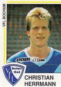 Figurina Christian Herrmann - German Football Bundesliga 1990-1991 - Panini