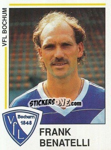 Cromo Frank Benatelli - German Football Bundesliga 1990-1991 - Panini