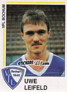 Sticker Uwe Leifeld - German Football Bundesliga 1990-1991 - Panini