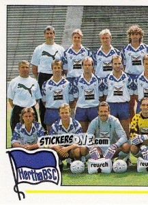 Sticker Mannschaft - German Football Bundesliga 1990-1991 n. 106 - Panini