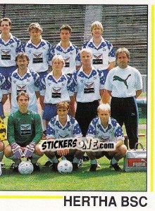 Sticker Mannschaft - German Football Bundesliga 1990-1991 n. 107 - Panini