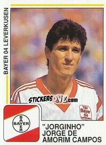 Sticker Jorginho Jorge de Amorim Campos - German Football Bundesliga 1990-1991 n. 184 - Panini