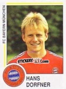 Sticker Hans Dorfner - German Football Bundesliga 1990-1991 n. 216 - Panini