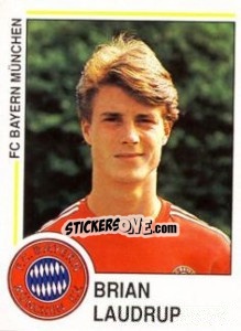 Sticker Brian Laudrup - German Football Bundesliga 1990-1991 n. 222 - Panini