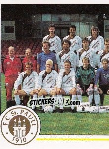 Sticker Mannschaft - German Football Bundesliga 1990-1991 n. 242 - Panini
