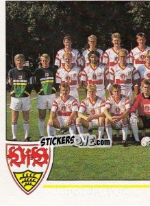 Sticker Mannschaft - German Football Bundesliga 1990-1991 n. 258 - Panini