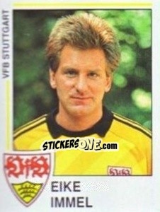 Sticker Eike Immel - German Football Bundesliga 1990-1991 n. 260 - Panini