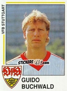 Sticker Guido Buchwald - German Football Bundesliga 1990-1991 n. 266 - Panini
