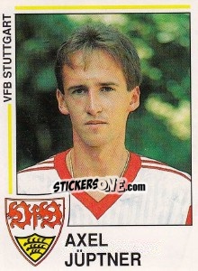 Sticker Axel Jüptner - German Football Bundesliga 1990-1991 n. 267 - Panini