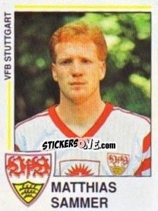 Sticker Matthias Sammer - German Football Bundesliga 1990-1991 n. 268 - Panini