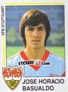 Sticker José Horacio Basualdo - German Football Bundesliga 1990-1991 n. 270 - Panini